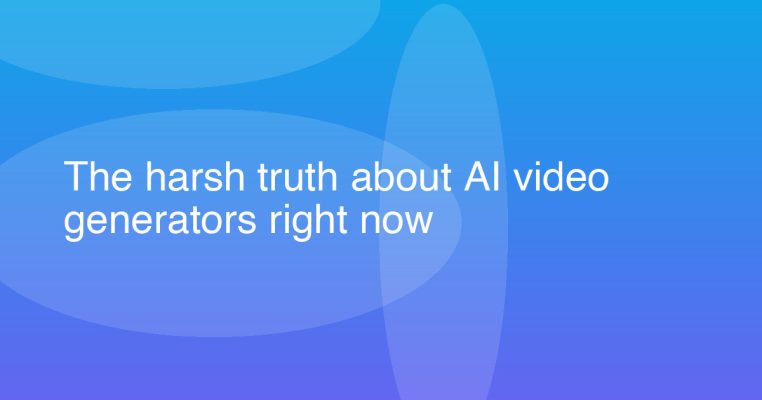 The harsh truth about AI video generators right now